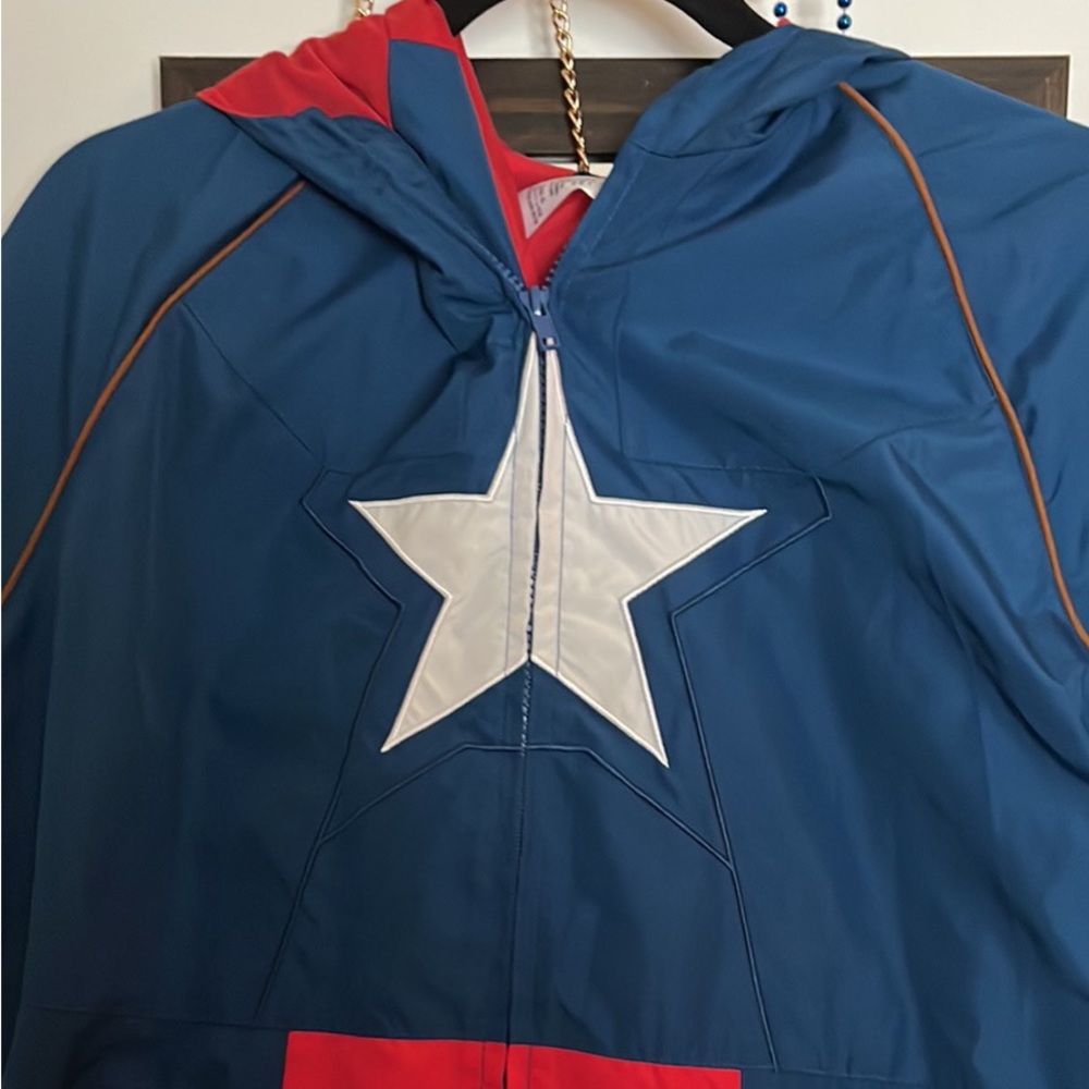 Captain America avengers campus rain jacket